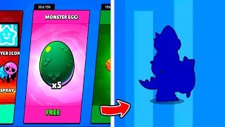 🤑OH MY GOD! FREE MONSTER EGG & NEW BRAWLER?!😱✅ CLAIM GIFTS FROM SUPERCELL🥚😎 | Brawl Stars