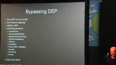 Andras Kabai   Buffer Overflow step II  ASLR and DEP eveasion techniques