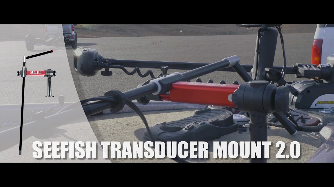 Humminbird Mega Live Transducer Pole With Quick Disconnect Transducer Mount