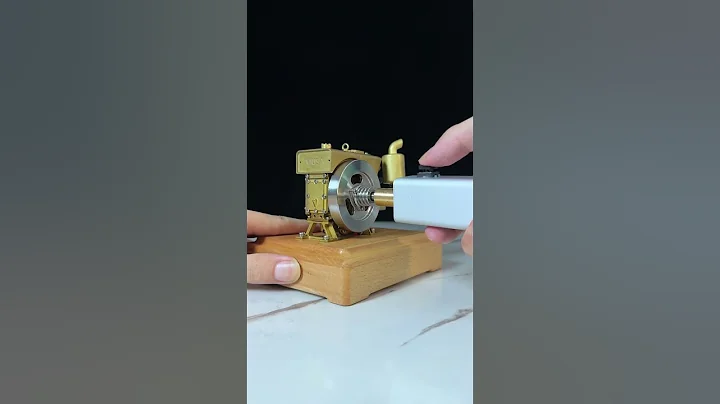 Miniature Single Cylinder Four Stroke Engine Model  #enginemodel #automobile