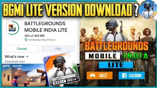 bgmi lite release date || bgmi lite release date in india || bgmi lite news today