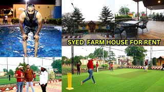 SYED FARM HOUSE FOR RENT IN SHAMSHABAD|| WEEKEND || SUMMER ||POOL