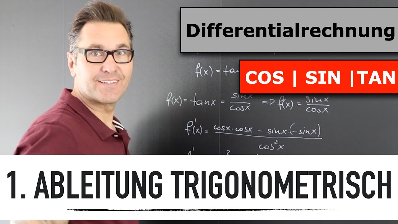 Trigonometrische Funktionen Ableiten cos(x) sin(x) tan(x) 1. Ableitung YouTube