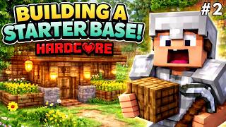 I Made a Cute Starter Base in Minecraft Hardcore | Minecraft Hardcore #2