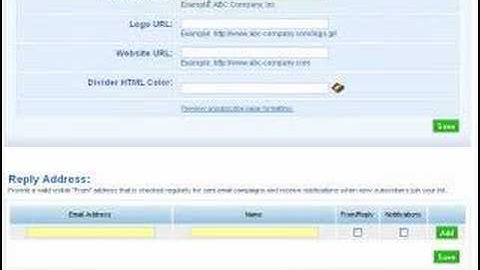 Creating an Aweber List