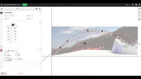 Creating a Modifiable Quadratic Regression in Desmos: Yes, it