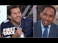 Will Cain breaks out Cowboys jersey to troll Stephen A. after win | First Take