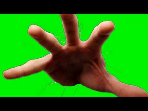 Hand breaking through