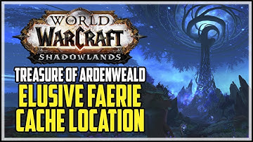 Elusive Faerie Cache Location WoW Treasures of Ardenweald