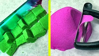 Arena Mágica! muy Satisfactoria y con Música Relax. Kinetic Sand ASMR