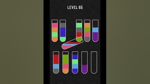 Water sort puzzle level 65