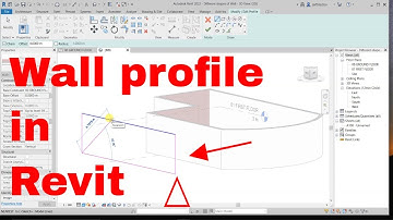Editing the wall profile | Wall profile in revit | Editing the wall profile in revit