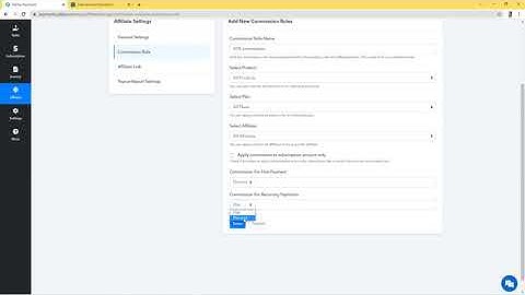 How to make Affiliate Settings and set Commission rules in Pabbly Subscription Billing