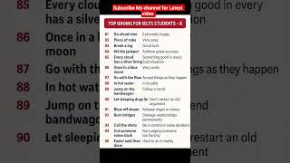 🔥 IELTS Speaking \u0026 Writing ke Top Idioms (81–100) | Band 7+ Guaranteed 🚀
