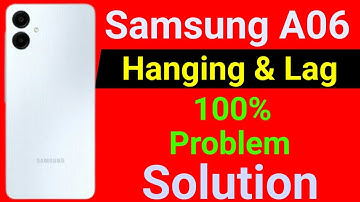 Samsung Galaxy A06 Mobile Hanging Problem | How to Solve Hanging or Lag Problem in Samsung A06