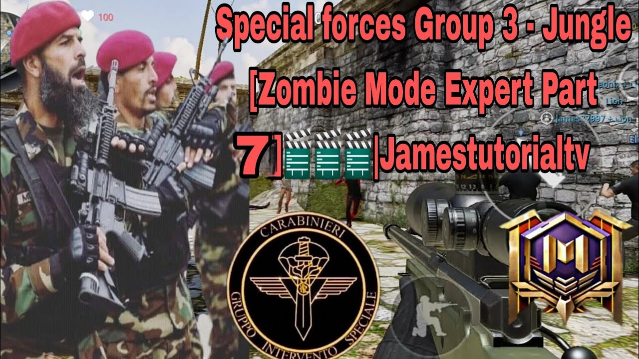 Special forces Group 3 Jungle [Zombie Mode Expert Part 7]🎬🎬🎬