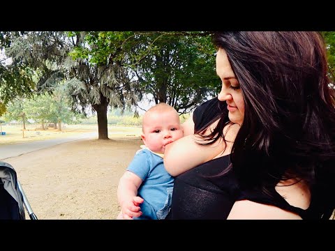 Breastfeeding Hungry Baby Jasper At Blue Lake