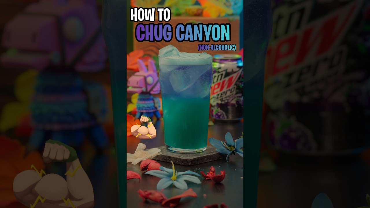 How To Make The Chug Cannon | Non-Alcoholic Fortnite Drink | 
