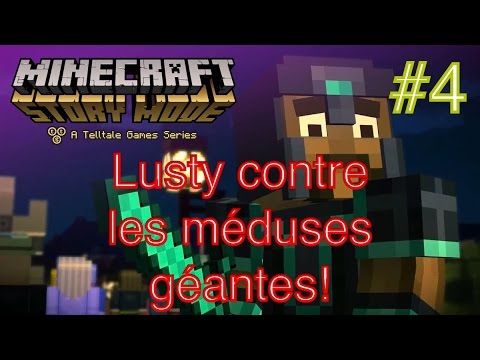 MINECRAFT Story Mode – Ep. 4- Lusty contre les méduses géantes! FR HD