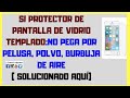 👍Qué hacer si el protector de vidrio no pega✔️reutilizar mica de cristal templado sino pega.