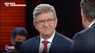 Mélenchon à « La France dans les yeux » sur BFMTV - Replay