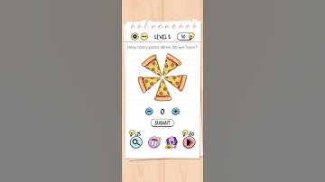 Brain Test: Level 5 - How many pizza slices do we have?