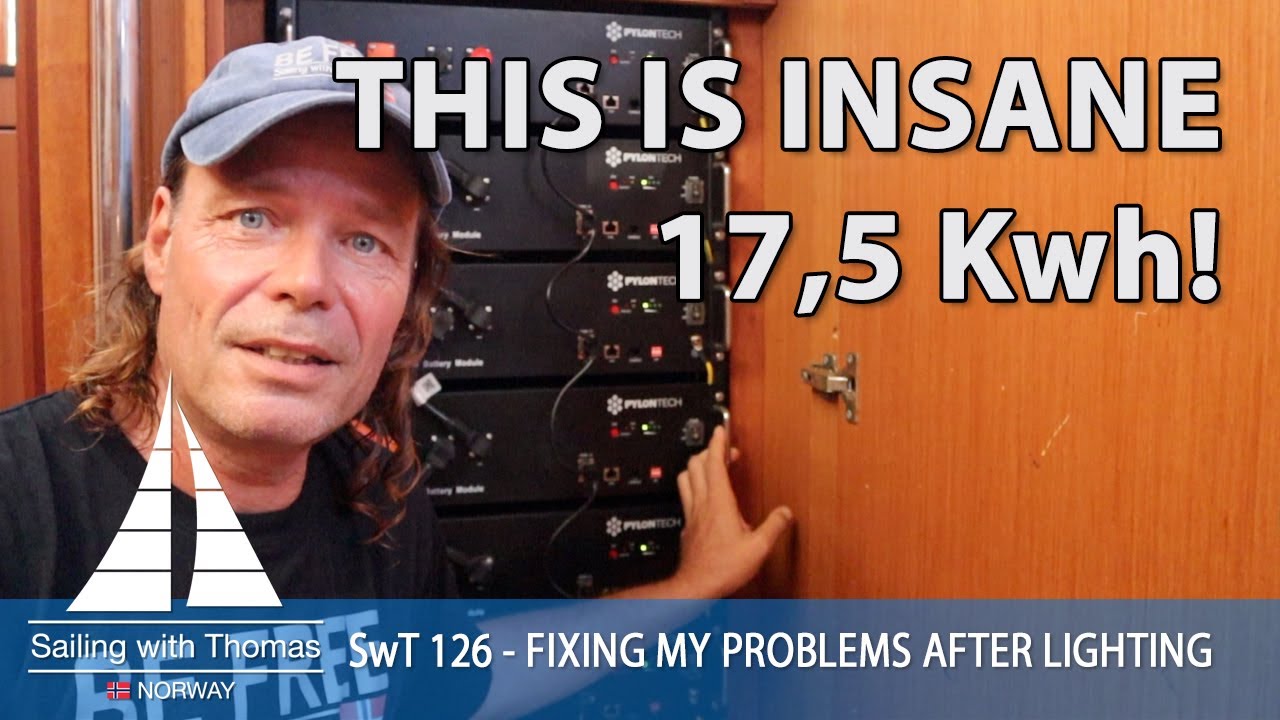 THIS IS INSANE! 17,5 kWh Lithium - SwT 126 - FIXING MY PROBLEMS AFTER THE LIGHTNING STRIKE
