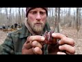 Survival instructor teaches how to preserve meat in wilderness survival food rations