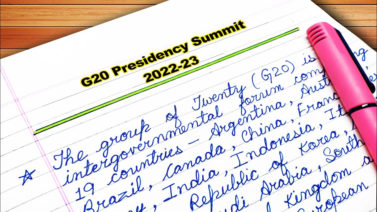 g20 essay 150 words