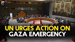 🔴 LIVE: UN Security Council Meeting on Gaza Humanitarian Crisis | Geo News English