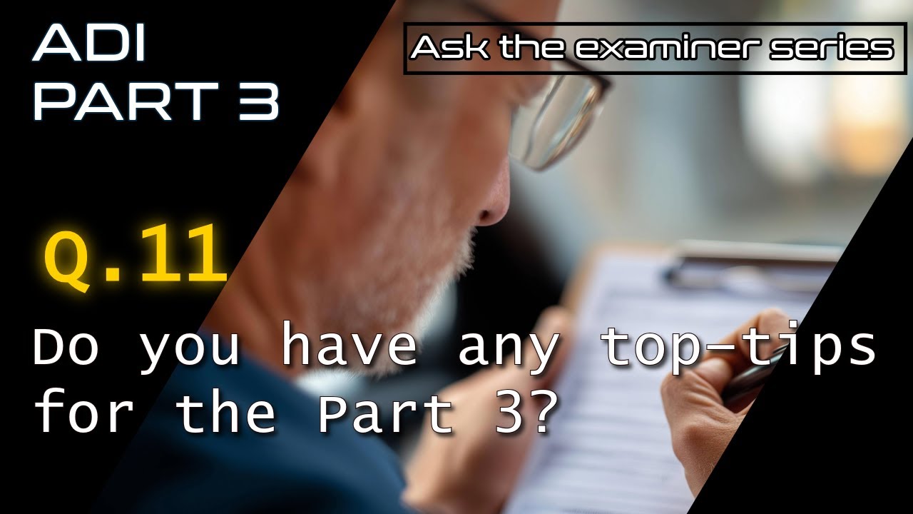 ADI Part 3: Q11. Ask The Examiner