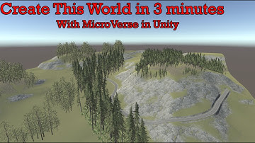 Create a Beautiful Open World in 3 Minutes With The MicroVerse Assets (Unity)