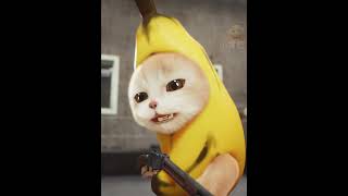 BananaCat VS ElGato  #bananacat #memes #elgato #animation