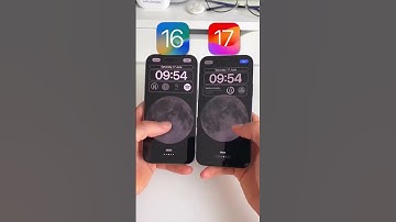 Ios16 vs Ios17 wallpaper #airdrop #ios17beta #ios #iphone #trending #shorts #latestupdate
