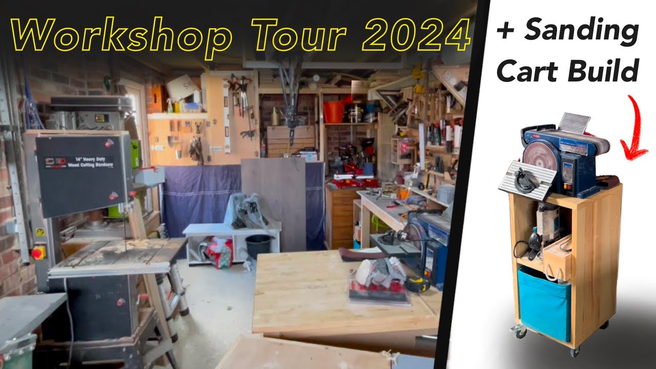 2024 workshop tour + starting on the new workshop! - YouTube