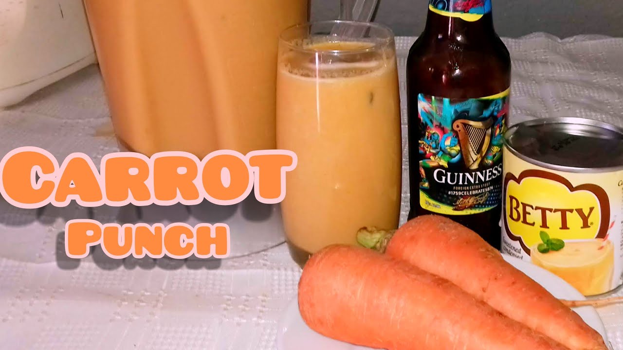 Best Carrot Punch Ever!!! How I make My Carrot Punch Carrot Punch