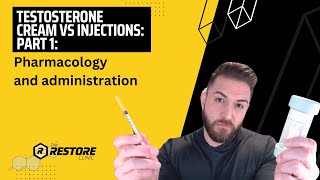Testosterone cream vs injections:  Part 1