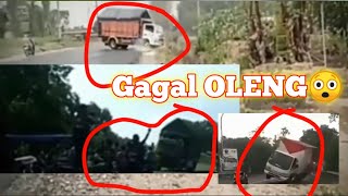 VIRAL!!! | Video Truck GAGAL oleng | Sampai Guling 😲