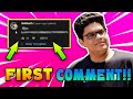 FIRST Ever COMMENT on @tanmaybhat Channel | Tanmay Bhat Reaction #shorts