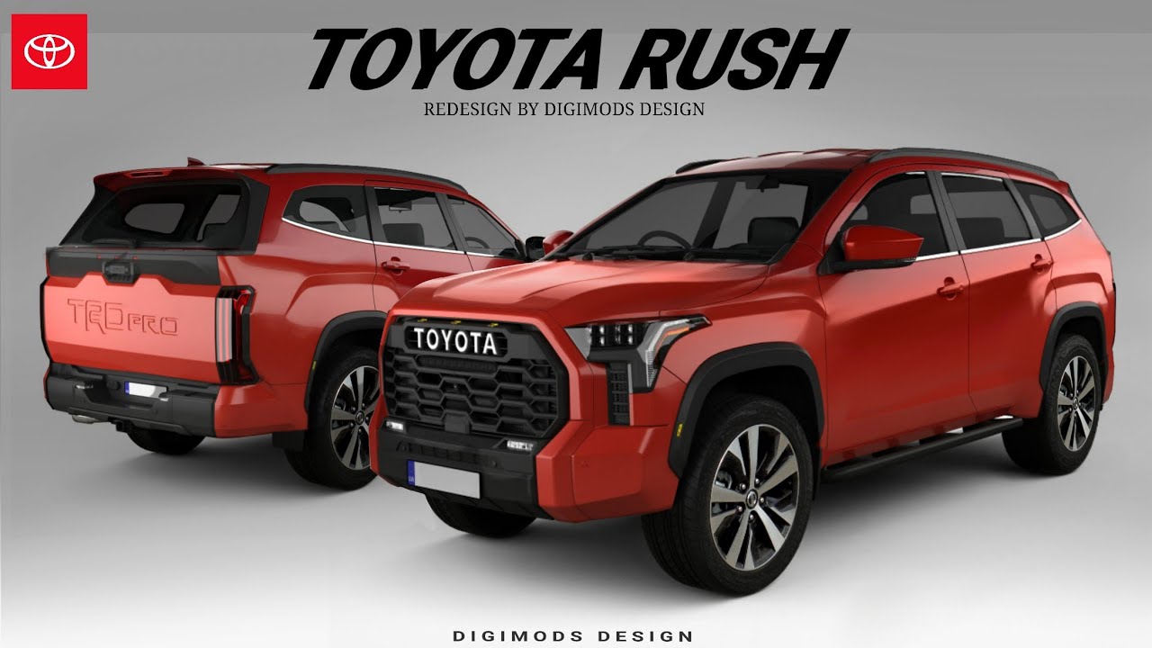 ALL NEW TOYOTA RUSH FWD 20232024? REDESIGN Digimods DESIGN YouTube