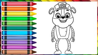 How to Draw Chase Easy | How to Draw Paw Patrol 🤖🤖🐶 @supereasydrawings  @MagicFingersArt [10]