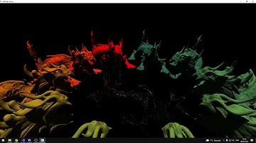 Ray tracing 6 million dragons: realtime demo