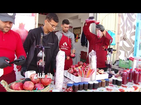 اقبال كثيف على مهرجان الرمان بتستور سلعة فرشكة للمواطنين والسياح وبأسعار منخفضة جداا في نقاط البيع