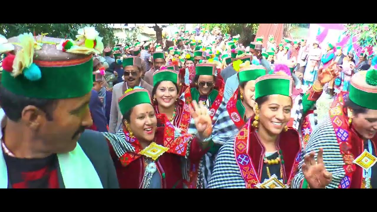 Narmada weds Shammi Part2 From Kanam to Mebar #kanam #kinnaur #wedding