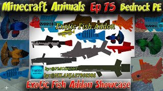 Exotic Fish Addon Minecraft Bedrock Addon Minecraft PE Addon 60FPS 4K Animals EP76 screenshot 5
