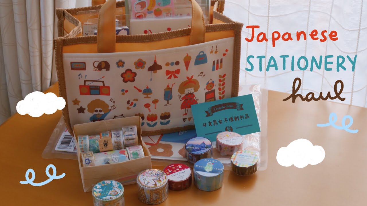 Japan Stationery Haul (Bungu Joshi Haku 2022) | Rainbowholic