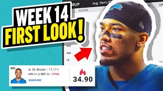 DraftKings NFL Week 14 First Look: Top DFS Picks