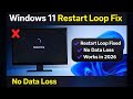 Windows 11 Restart Loop Fix (No Data Loss)