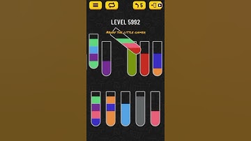Water sort puzzle level 5992
