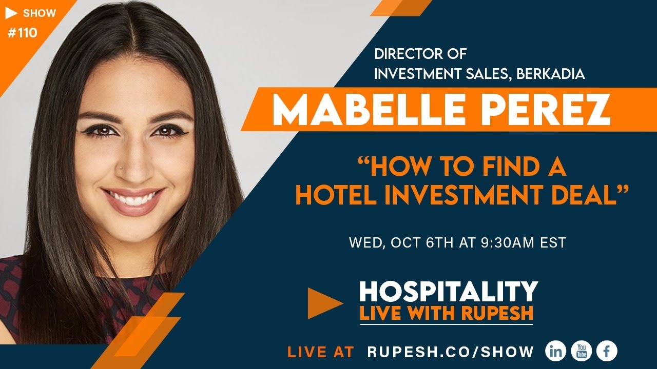 Show 110 How to Find a Hotel Investment Deal YouTube